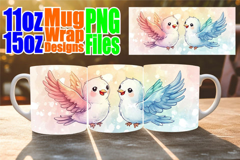 15x Colorful Mug Wrap , Holiday Sublimation afrosvg 