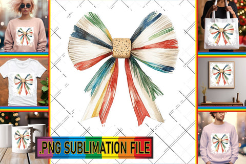 15x Design Bundle PNG , Bow Sublimation afrosvg 