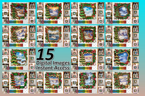 15x Design Bundle PNG , Christmas Sublimation afrosvg 