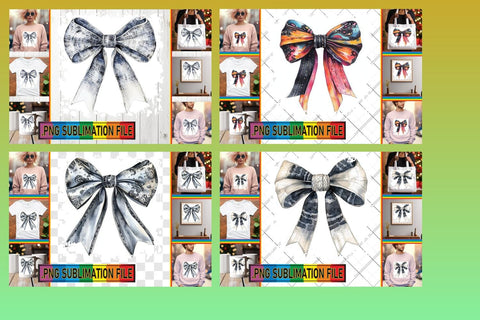 15x Design Pack PNG , Bow Sublimation afrosvg 