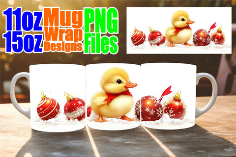 15x Easy Sublimation Mug Wrap , Holiday Sublimation afrosvg 