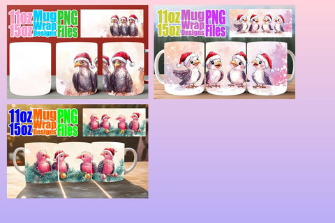 15x Gorgeous Mug Wrap Bundle , Holiday Sublimation afrosvg 