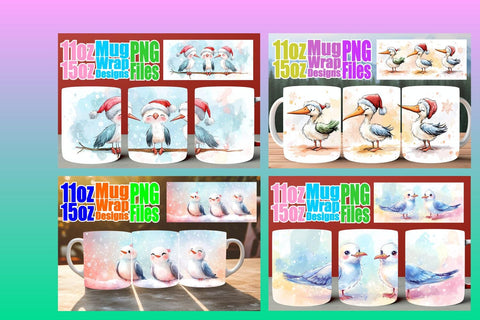 15x Gorgeous Mug Wrap Bundle , Holiday Sublimation afrosvg 