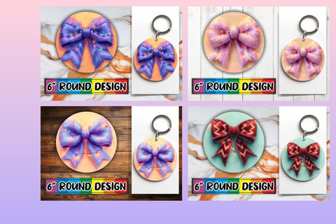 15x Keychain & Coaster Bundle Set , Christmas Sublimation afrosvg 