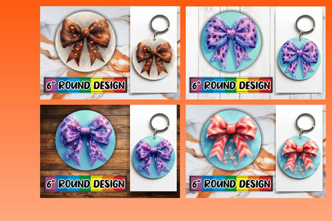 15x Keychain & Coaster Design Set , Christmas Sublimation afrosvg 