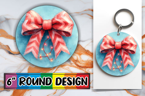 15x Keychain & Coaster Design Set , Christmas Sublimation afrosvg 