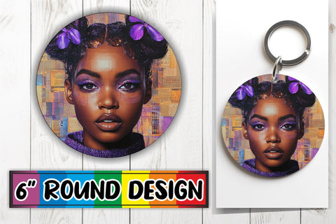 15x Keychain & Coaster Design Set , Woman Sublimation afrosvg 