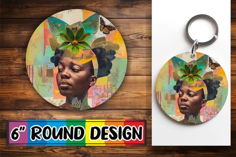 15x Keychain & Coaster Set , Woman Sublimation afrosvg 