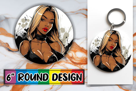 15x Keychain Design Bundle for Sublimation , Halloween Sublimation afrosvg 