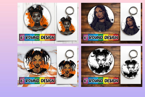 15x Keychain Design Bundle for Sublimation , Halloween Sublimation afrosvg 