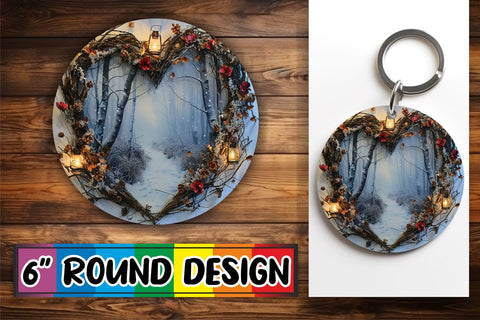 15x Keychain Design Bundle for Sublimation Projects , Christmas Sublimation afrosvg 