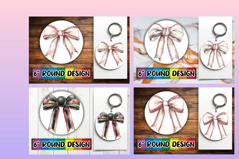 15x Keychain Design Bundle Pack for Sublimation , Bow Sublimation afrosvg 