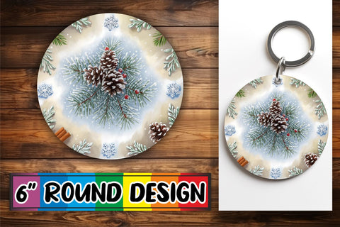 15x Keychain Design Bundle Pack for Sublimation , Christmas Sublimation afrosvg 