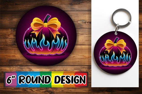 15x Keychain Design Set for Sublimation , Neon Fall Sublimation afrosvg 