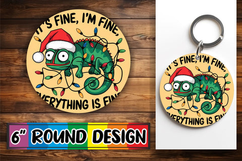 15x Keychain Design Set for Sublimation , Xmas Sublimation afrosvg 