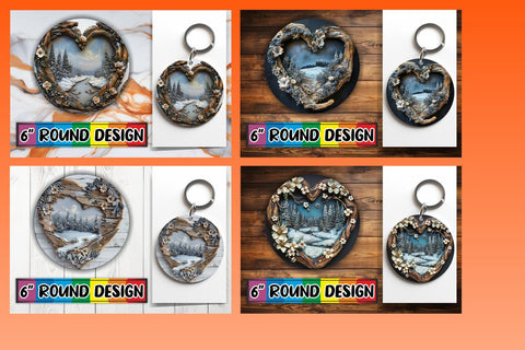 15x Keychain Design Sublimation Pack , Christmas Sublimation afrosvg 