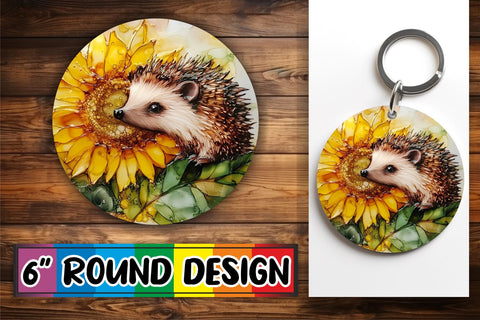 15x Keychain Round Sublimation Design , Animals Sublimation afrosvg 