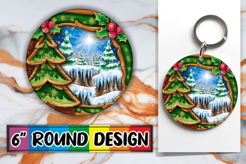 15x Keychain Sublimation Bundle Kit , Christmas Sublimation afrosvg 