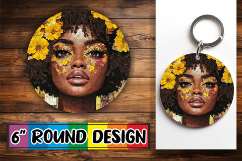 15x Keychain Sublimation Bundle Kit , Woman Sublimation afrosvg 