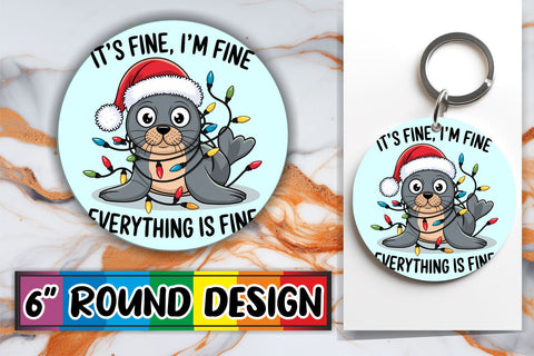 15x Keychain Sublimation Bundle Pack , Xmas Sublimation afrosvg 