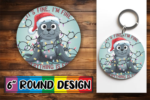 15x Keychain Sublimation Bundle Pack , Xmas Sublimation afrosvg 