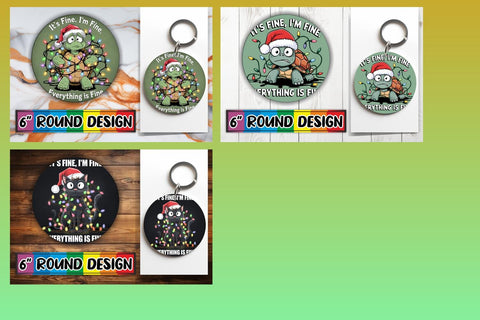 15x Keychain Sublimation Bundle Pack , Xmas Sublimation afrosvg 