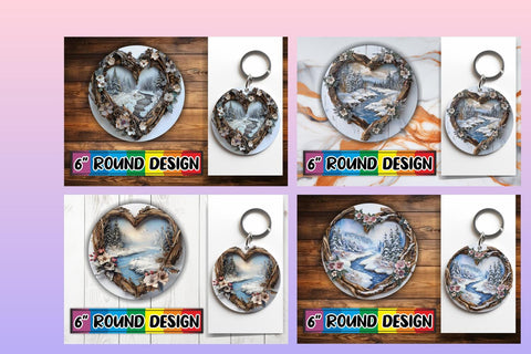 15x Keychain Sublimation Design Collection , Christmas Sublimation afrosvg 