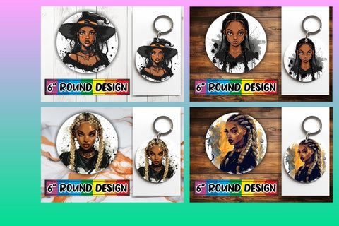 15x Keychain Sublimation Design Pack , Halloween Sublimation afrosvg 