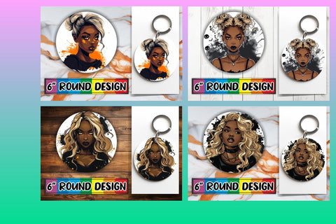 15x Keychain Sublimation Design Set , Halloween Sublimation afrosvg 