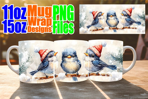 15x Mug Wrap Design Bundle , Holiday Sublimation afrosvg 