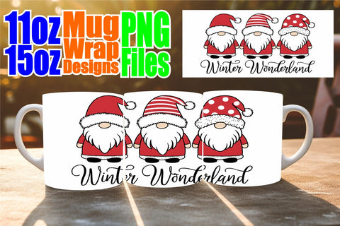 15x Mug Wrap Design , Xmas Sublimation afrosvg 