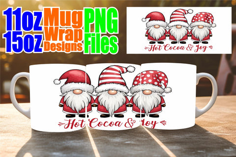 15x Mug Wrap Design , Xmas Sublimation afrosvg 