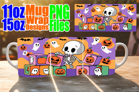 15x Mug Wrap Sublimation , Ghost Sublimation afrosvg 