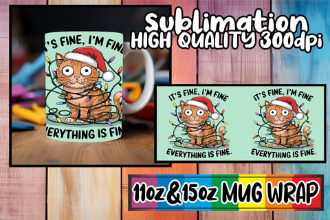 15x Mug Wrap Sublimation Set , Xmas Sublimation afrosvg 