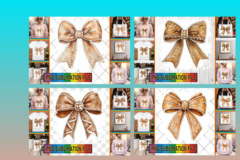 15x PNG Bundle Designs , Bow Sublimation afrosvg 