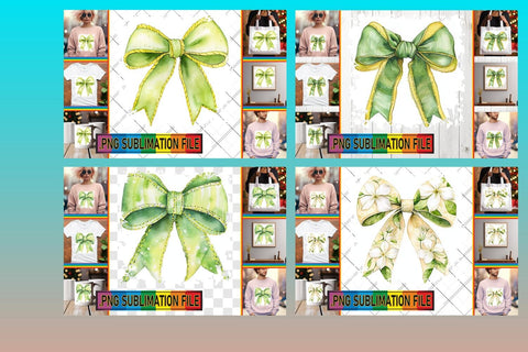 15x PNG Bundle Designs , Bow Sublimation afrosvg 