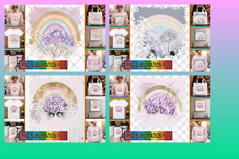 15x PNG Bundle of Design Sets , Flower Sublimation afrosvg 
