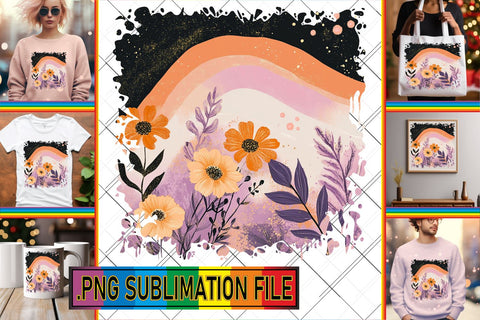 15x PNG Bundle of Design Sets , Flower Sublimation afrosvg 