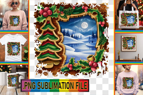 15x PNG Bundle of Designs , Christmas Sublimation afrosvg 