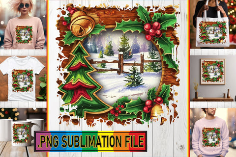 15x PNG Bundle of Designs , Christmas Sublimation afrosvg 