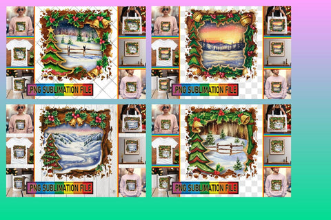 15x PNG Design Collection , Christmas Sublimation afrosvg 