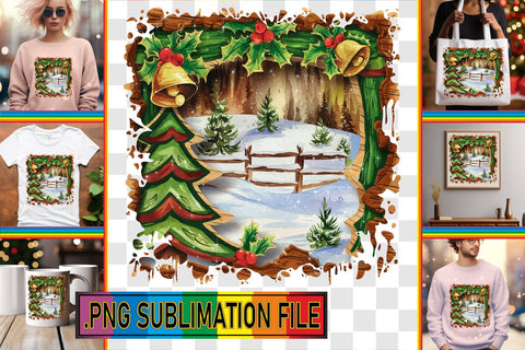 15x PNG Design Collection , Christmas Sublimation afrosvg 
