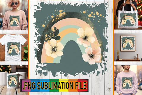 15x PNG Design Kit Bundle Pack , Flower Sublimation afrosvg 