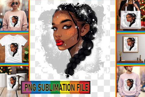 15x PNG Design Kit Collection Bundle , Xmas Girl Sublimation afrosvg 