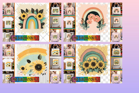 15x PNG Design Kit Collection , Flower Sublimation afrosvg 