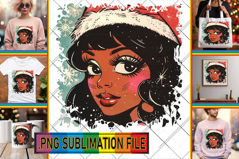15x PNG Design Kit Collection Pack , Christmas Sublimation afrosvg 