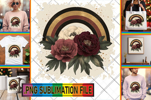 15x PNG Design Kit for Projects , Flower Sublimation afrosvg 