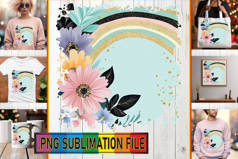 15x PNG Design Kit for Projects , Flower Sublimation afrosvg 