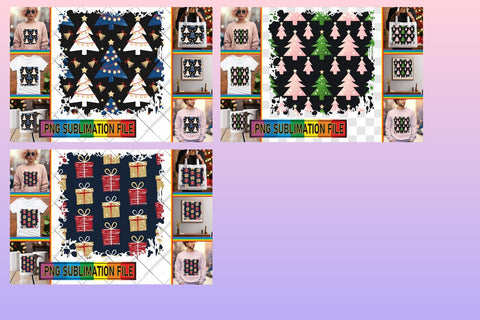 15x PNG Design Kit Set , Christmas Sublimation afrosvg 