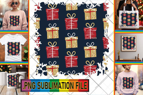 15x PNG Design Kit Set , Christmas Sublimation afrosvg 